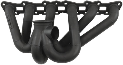 Boosted Nissan RB30 with RB26 Cylinder Head V-Band Turbo Manifold   Suits High Mount GT40-GT45 Turbo, with 50mm External Wastegate Flange