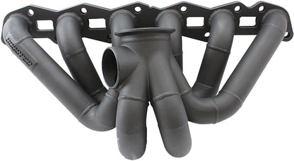 Boosted Nissan RB30 V-Band Turbo Manifold   Suits High Mount GT40-GT45 Turbo, with 50mm External Wastegate Flange