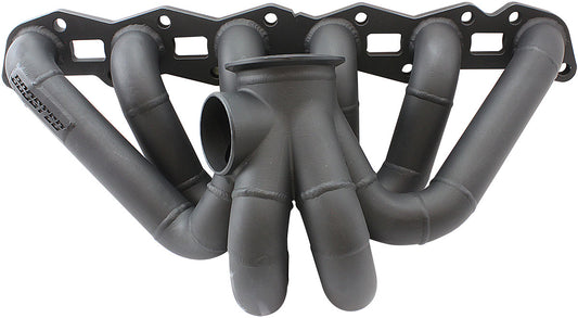 Boosted Nissan RB30 V-Band Turbo Manifold   Suits High Mount GT40-GT45 Turbo, with 50mm External Wastegate Flange