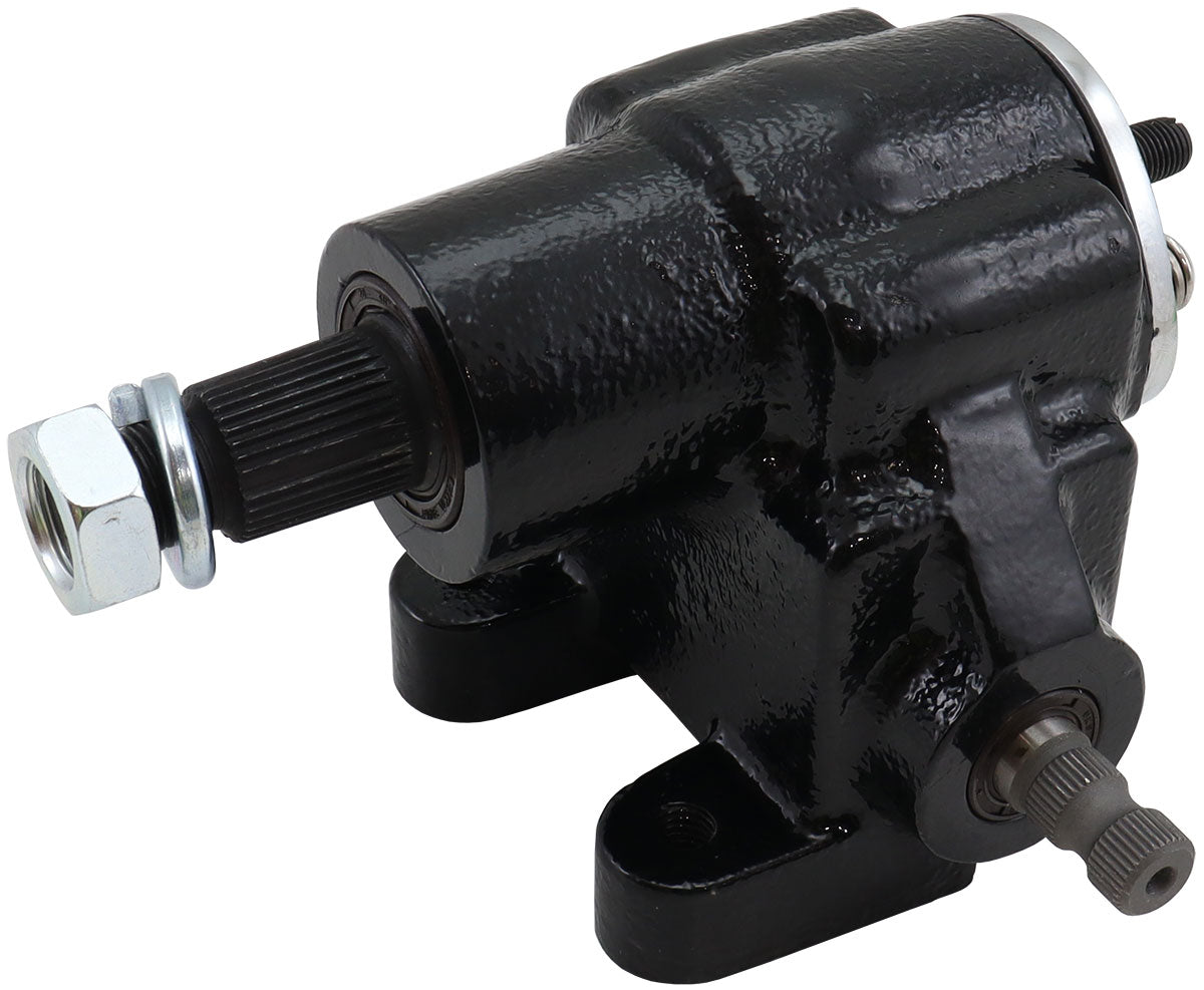 Aeroflow Vega Style Manual Steering Box   Suit R/H Drive with 5/8-36 Input & 1"-32 Output Shaft, 20:1 Ratio