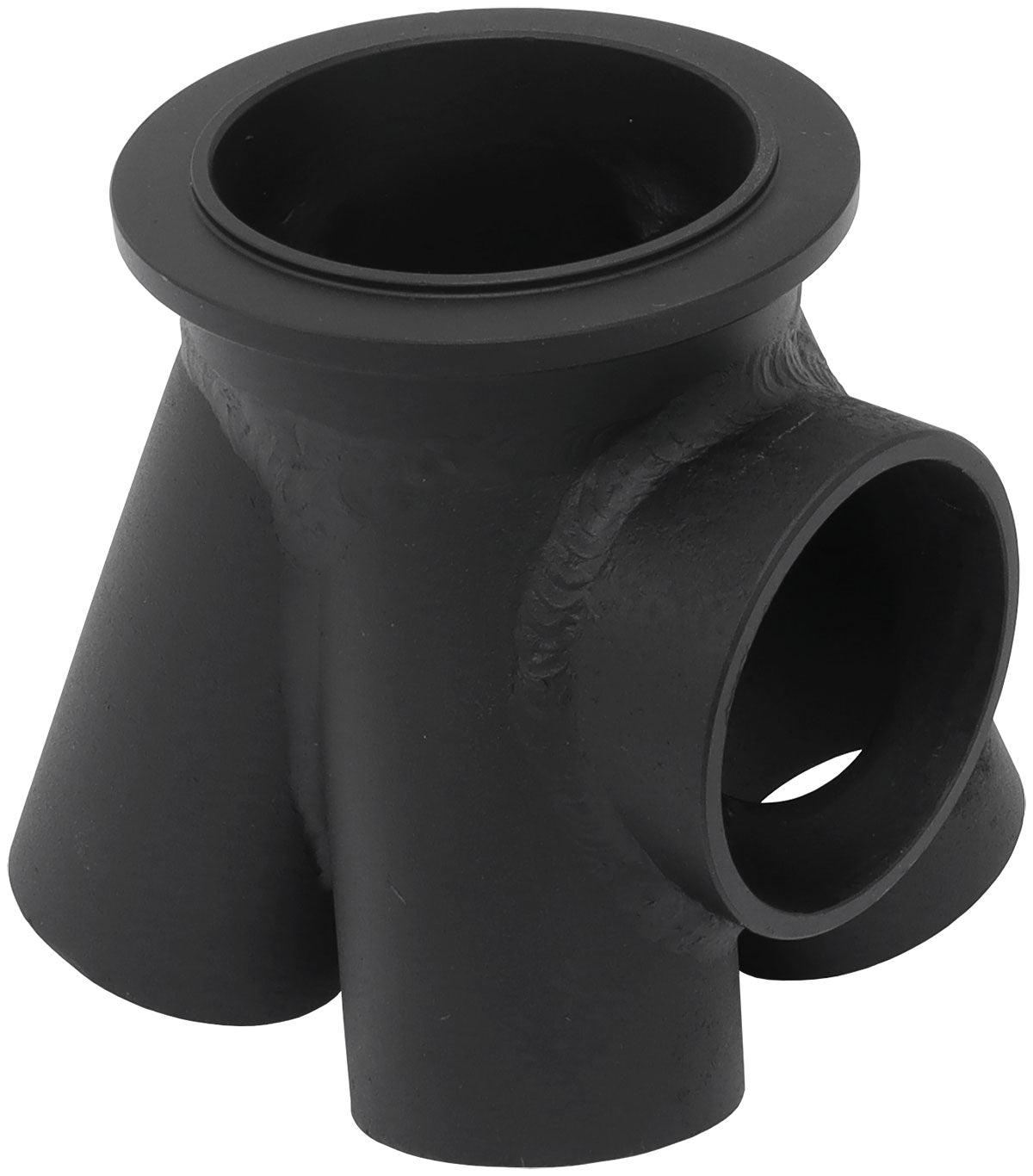 Aeroflow 4 into 1 Round Turbo Merge Collector with 1-1/2" Tube Size, V-Band Flange  50mm Wastegate Hole, Fabricated, Suits Boosted 4849 to 6862 V-Band Flange