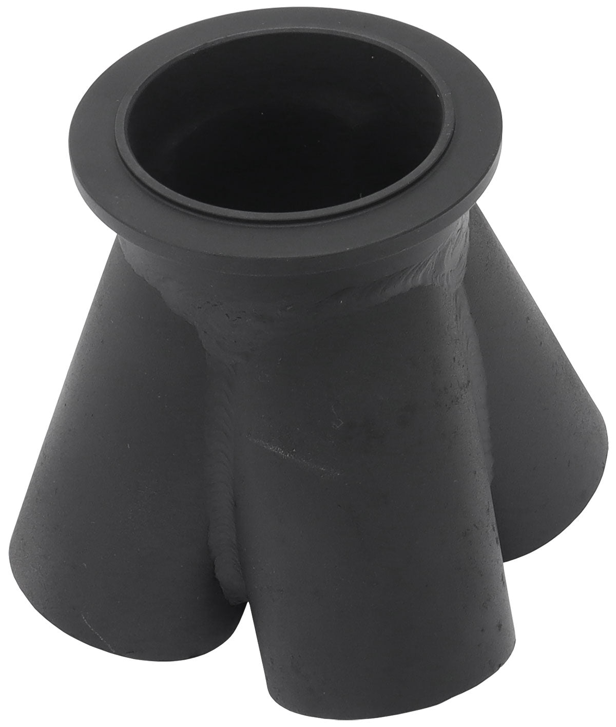 Aeroflow 4 into 1 Round Turbo Merge Collector with 1-1/2" Tube Size, V-Band Flange  No Wastegate Hole, Fabricated, Suits Boosted 4849 to 6862 V-Band Flange