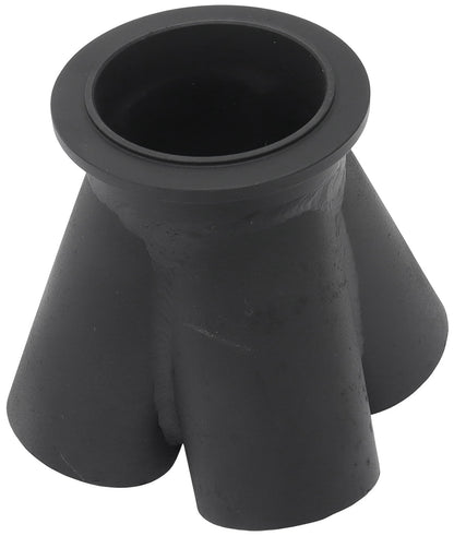 Aeroflow 4 into 1 Round Turbo Merge Collector with 1-1/2" Tube Size, V-Band Flange  No Wastegate Hole, Fabricated, Suits Boosted 4849 to 6862 V-Band Flange