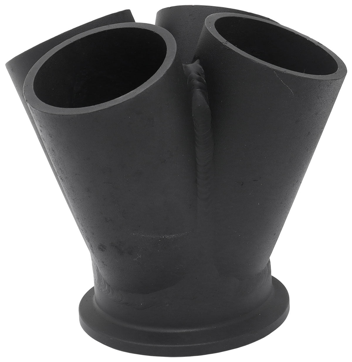 Aeroflow 4 into 1 Round Turbo Merge Collector with 1-1/2" Tube Size, V-Band Flange  No Wastegate Hole, Fabricated, Suits Boosted 4849 to 6862 V-Band Flange