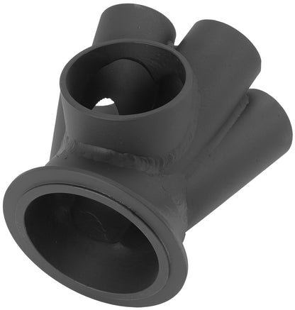 Aeroflow 6 into 1 Round Turbo Merge Collector with 1-5/8" Tube Size, V-Band Flange  50mm Wastegate Hole, Cast 304, Suits Boosted 6270 to 7682 V-Band Flange
