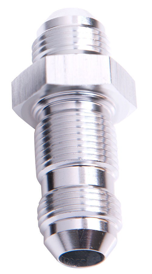 Straight AN Bulkhead -6AN    Silver Finish