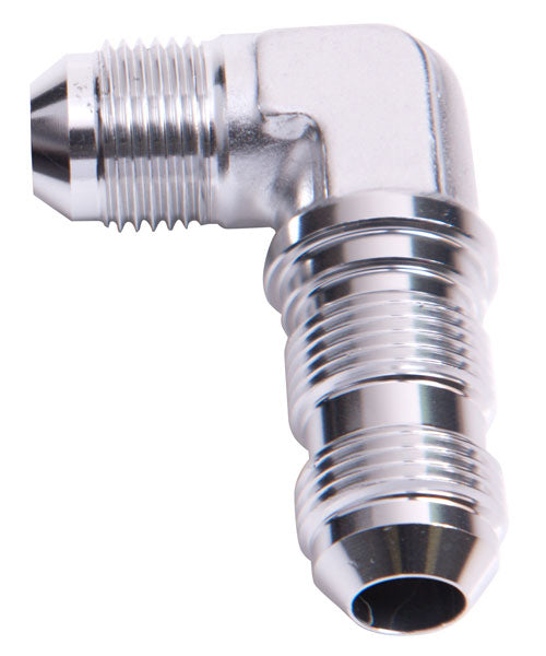 90° AN Bulkhead -3AN    Silver Finish