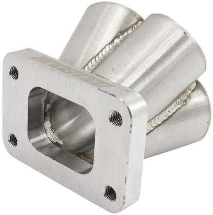 4 into 1 Round Stainless Steel Turbo Merge Collector, T25/T28 Flange  No Wastegate Hole