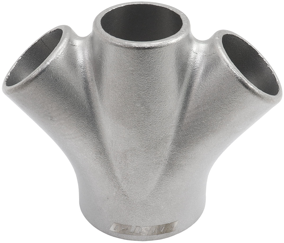 Universal 3 into 1 Oval Turbo Merge Collector  No Wastegate Hole, Cast 304, 1 x 2" ID to 3 x 1-1/4"