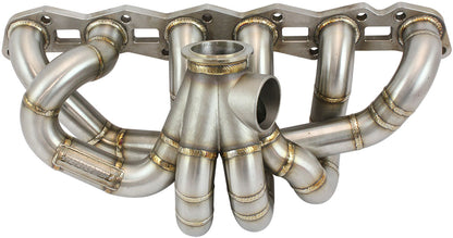 Boosted Nissan RB30 V-Band Stainless Steel Turbo Manifold   Suits Boosted AF8080-1016 V-Band Flange, Fits Boosted 4849 up to 6862, fits 50mm External Wastegate
