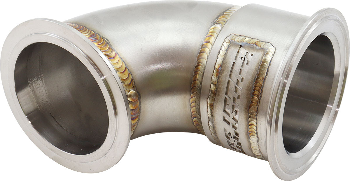 Boosted GM LS V-Band Straight Mount Adapter Stainless Steel Turbo Manifold  Suits Single GM LS Turbo Manifold