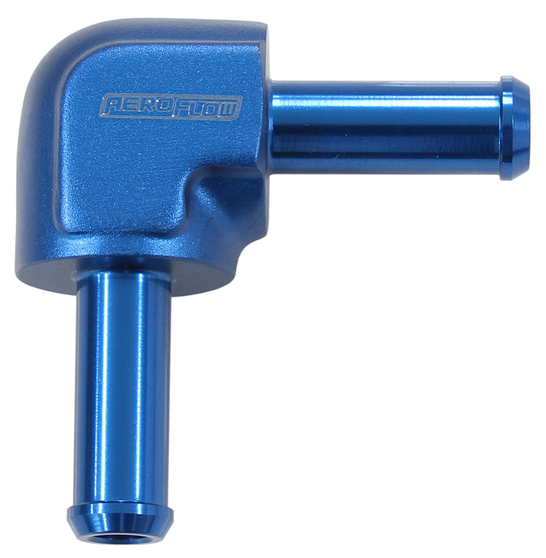 90° Barb To Barb Hose Joiner - Blue   5/8" (15.9mm)