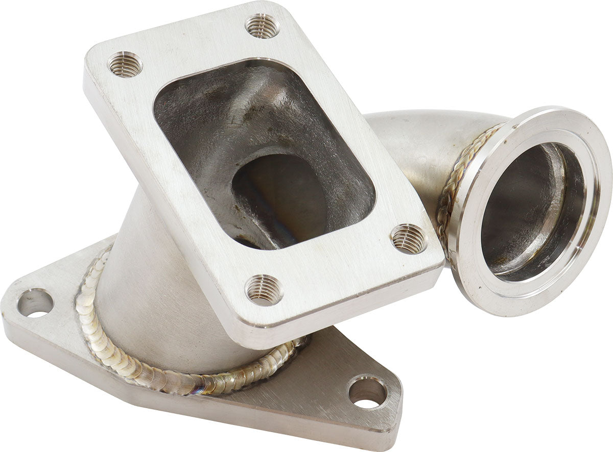 Boosted Subaru DIY Twist Mount T3 Turbo Stainless Steel Adapter  Suits T3 GT30-GT35 Turbochargers & 45mm External Wastegate