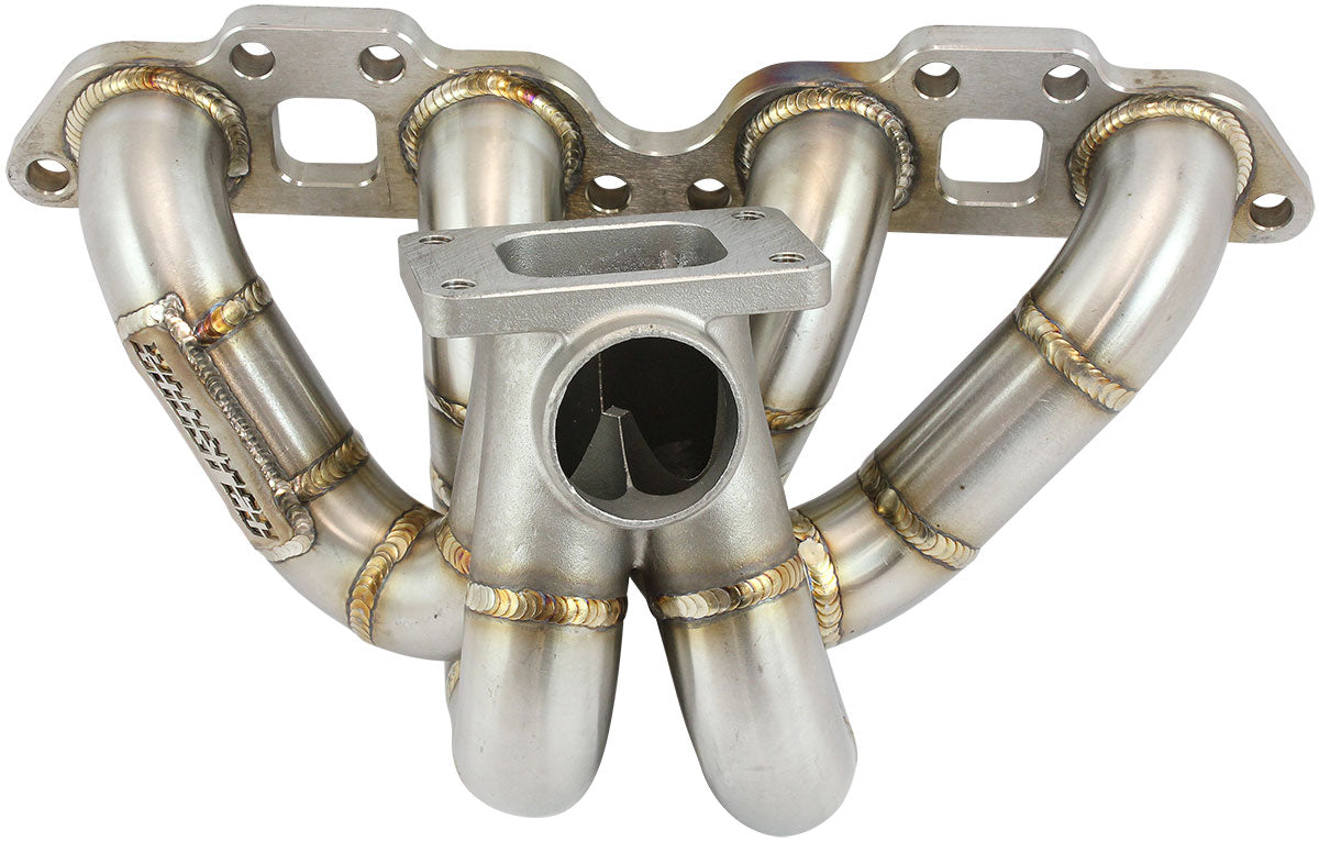 Nissan SR20 T3 Turbo Stainless Steel Manifold   Suits High Mount GT30-GT35 Turbo, with 44mm External Wastegate Flange
