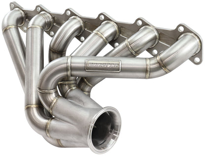Aeroflow Ford Barra V-Band Pro Mod Stainless Steel Turbo Manifold  Pro Mod Forward Mount with 3.5" V-Band, No Wastegate Port