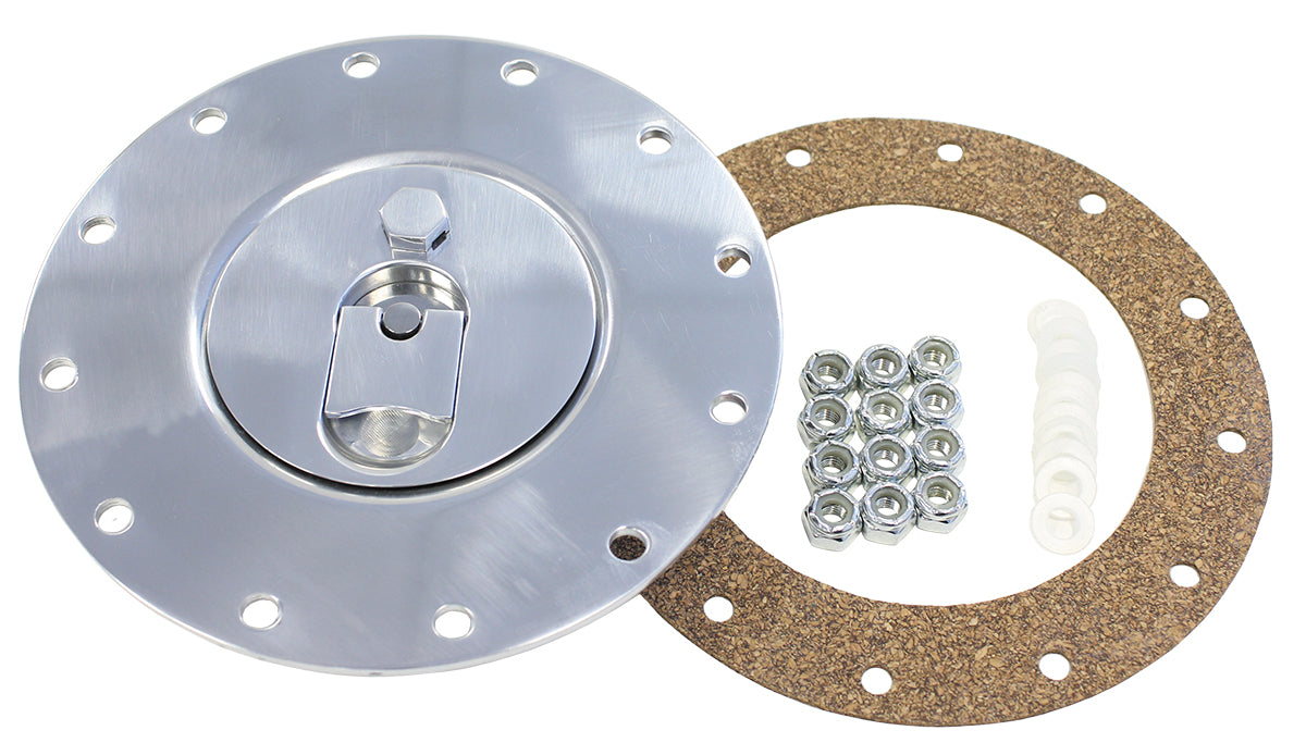 Billet Fuel Cell Cap Assembly   Suits All RCI Fuel Cells, Polished Finish