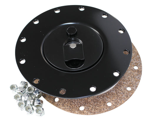 Billet Fuel Cell Cap Assembly   Suits All RCI Fuel Cells, Black Finish