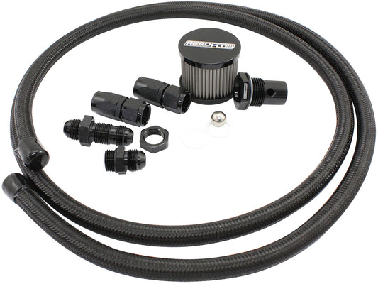 Fuel Cell Breather Kit   Universal Roll Over Vent Kit to Suit Aeroflow Fuel Cell