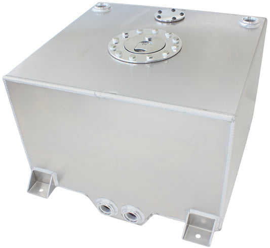 Aluminium 10 Gallon (38L) Fuel Cell with Cavity/Sump   14-15/16" L x 16-1/8" W x 10-1/4" H (38cm x 41cm x 26cm)