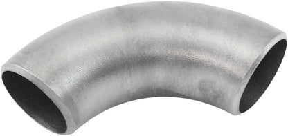 Boosted 1-5/8" (41mm) Steam Pipe Tube, 90 Degree Bend, 2.0D Radius   1/8" Wall Thickness, Carbon Steel Material