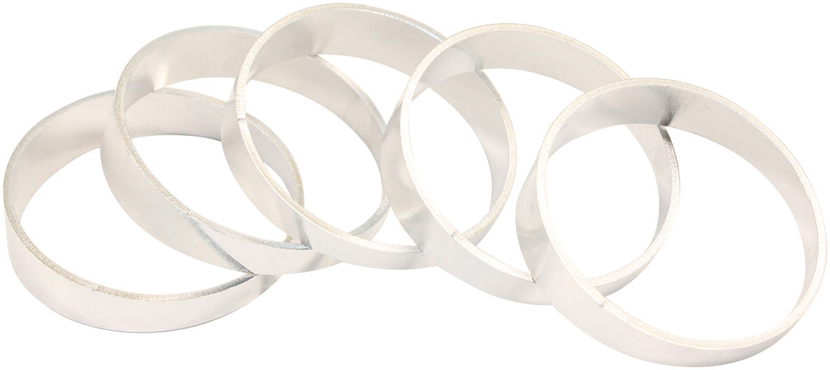 Aluminium 2.25" Pie Cuts  Sold asa Pack of 5 to make a 45° Bend, 1/16" Wall Thickness and 1D Radius