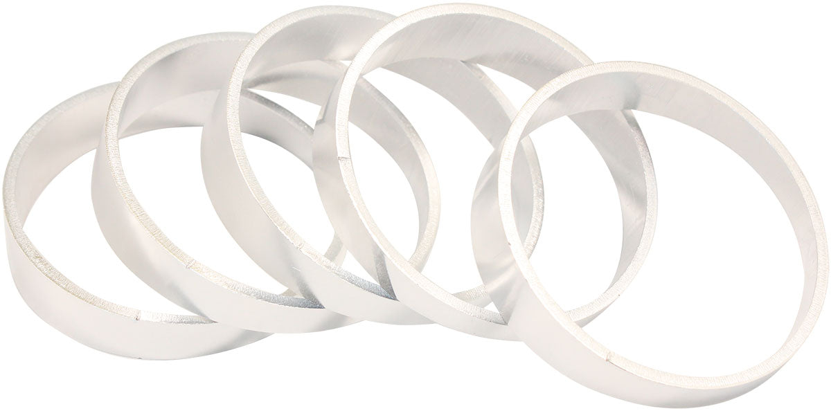 Aluminium 2.75" Pie Cuts  Sold asa Pack of 5 to make a 45° Bend, 1/16" Wall Thickness and 1D Radius