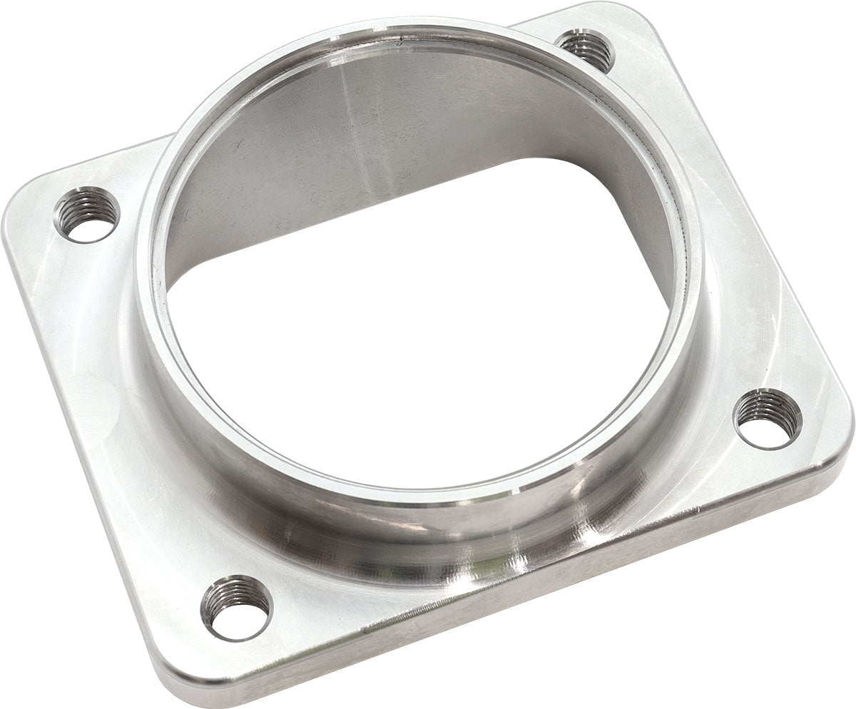 Boosted Transitional Turbo Flange - T4 to 3" Pipe  Stainless Steel Flange