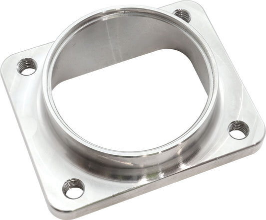 Boosted Transitional Turbo Flange - T4 to 3" Pipe  Stainless Steel Flange