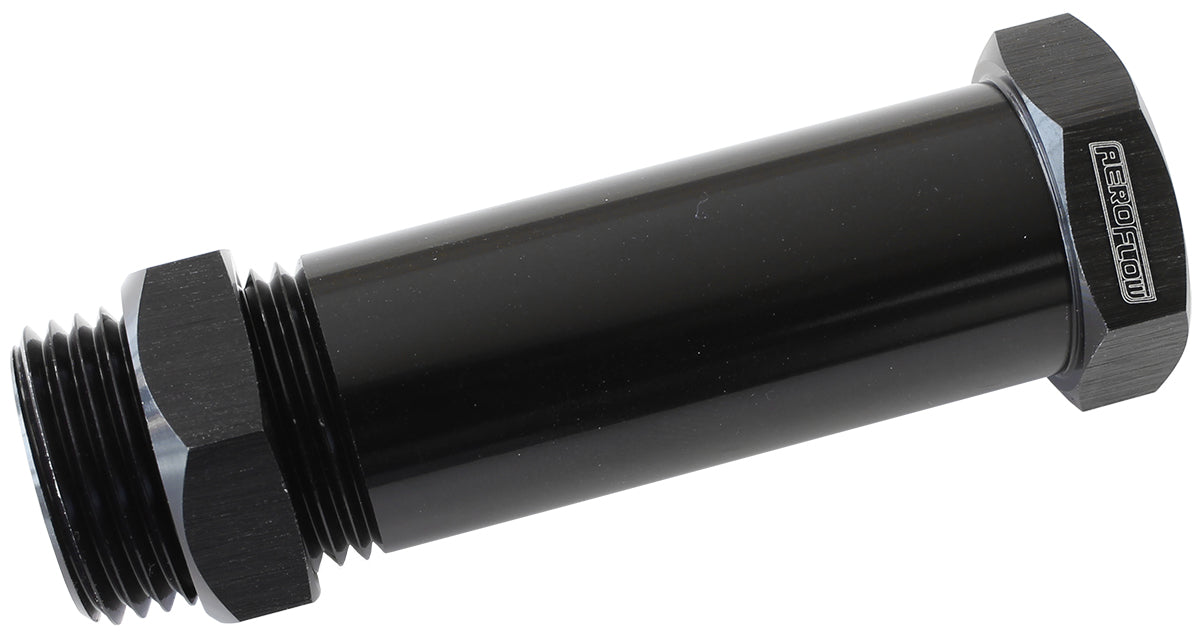 Aeroflow Universal Through Frame Bulkhead - Black   With x 2 -6 ORB Female Ports