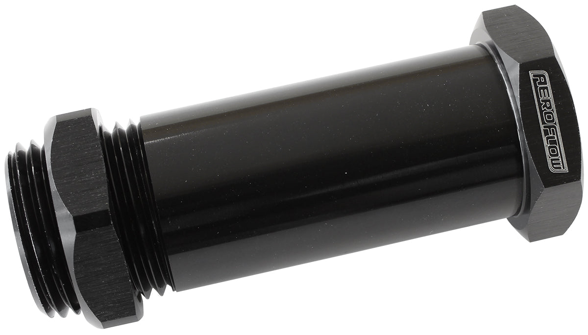 Universal Through Frame Bulkhead - Black   With x2 -8 ORB Ports