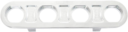 Universal Modular 4-Port Billet Bulkhead Plate   Polished Finish