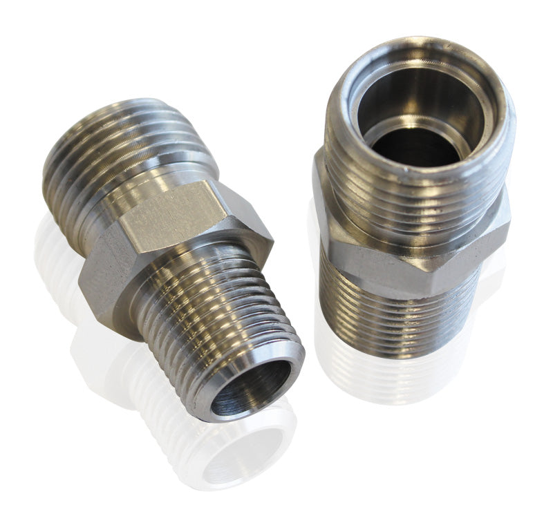 NPT to A/C Fitting Adapter    3/8" NPT to #10 A/C O-Ring