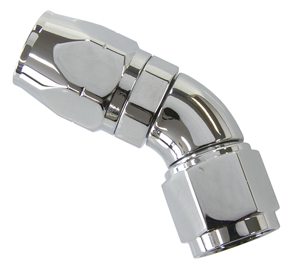 880 Elite Series Full Flow Cutter Swivel 45° Hose End -6AN   Suits 100 & 450 Series Hose