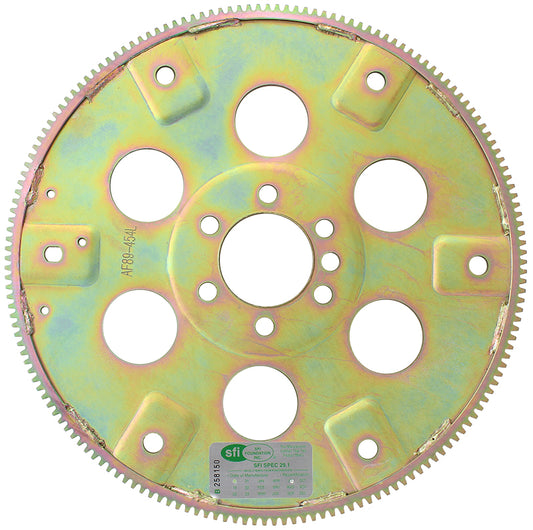Big Block Chev 1-Piece Rear Main 168 Tooth External Balance Flexplate - SFI Approved    Suits 11.5" Converter Bolt Circle