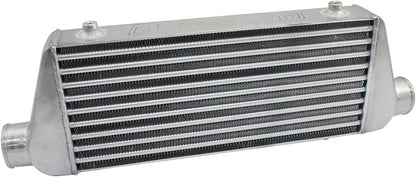 Aeroflow 450x200x64mm Street Series Aluminium Intercooler, Polished Finish    2-1/2" Slip On Inlet and Outlet with 4 x M8 x 1.25mm Mounting Bosses