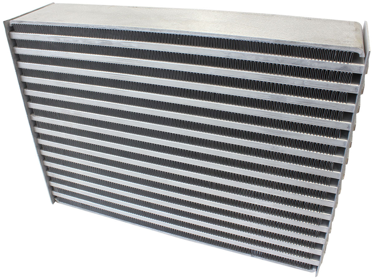 Race Series Intercooler 450 x 330 x 100mm CORE only   Raw Aluminium, Universal Design