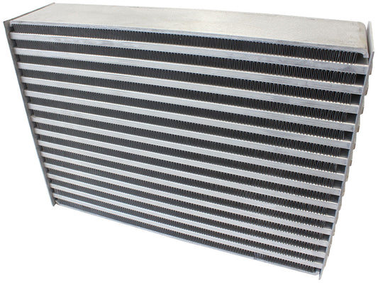 Race Series Intercooler 450 x 330 x 100mm CORE only   Raw Aluminium, Universal Design