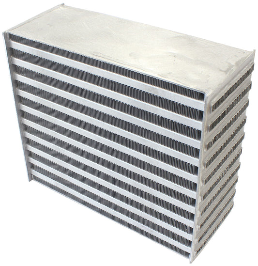 Race Series Intercooler 260 x 230 x 100mm CORE only   Raw Aluminium, Universal Design