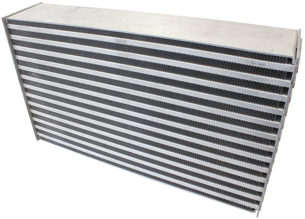Race Series Intercooler 500 x 300 x 100mm CORE only   Raw Aluminium, Universal Design