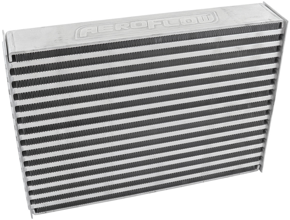 Race Series Intercooler 450 x 330 x 76mm CORE only   Raw Aluminium, Universal Design