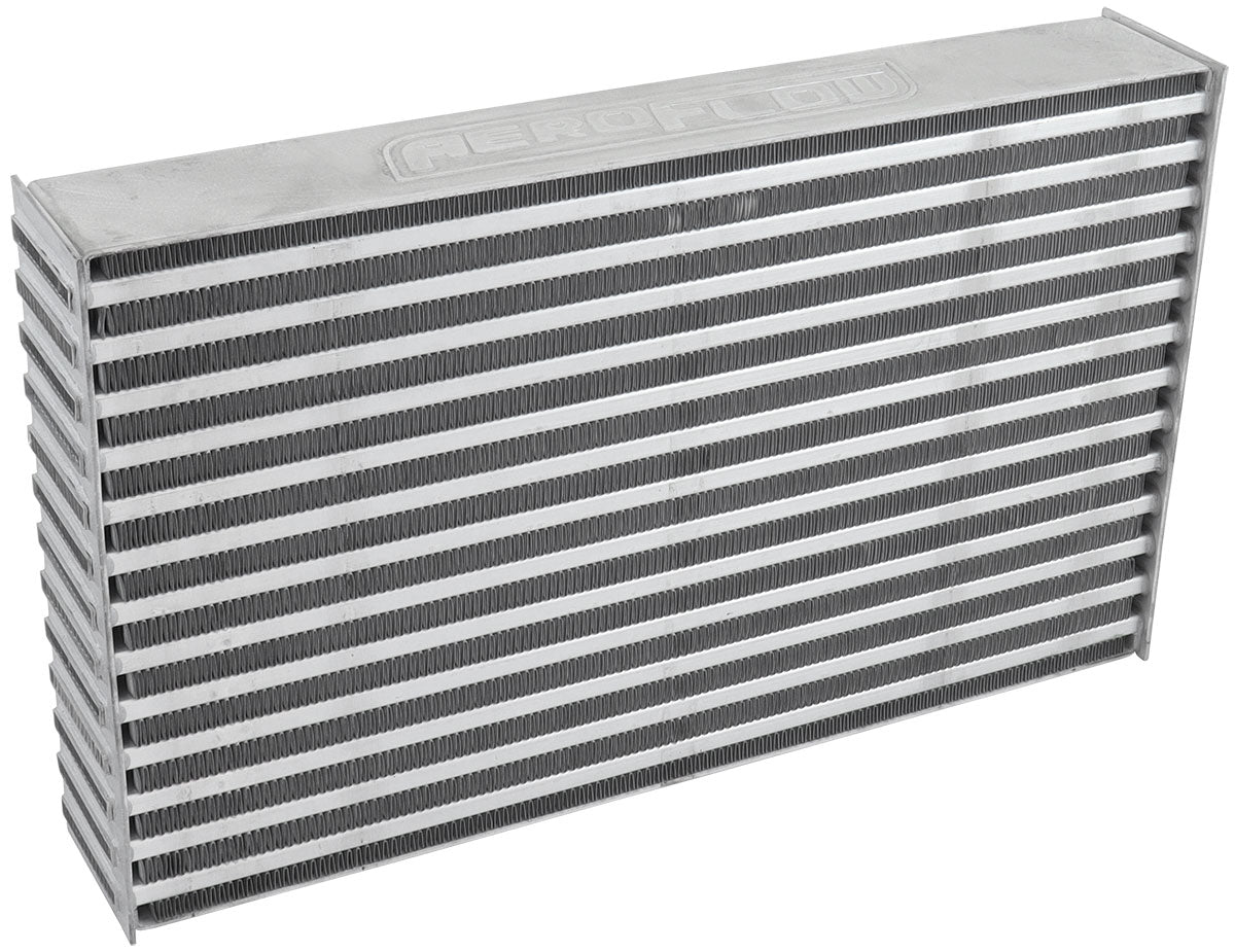 Race Series Intercooler 500 x 300 x 76mm CORE only   Raw Aluminium, Universal Design