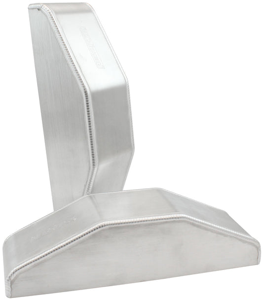 Aeroflow Fabricated Aluminium Intercooler End Tank  Centre Inlet/Outlet, 330mm Tall x 88mm Wide