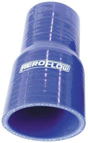 Gloss Blue Straight Silicone Reducer / Expander Hose 1-1/8" (28mm) to 7/8" (22mm) I.D   5mm Wall Thickness, 127mm Length