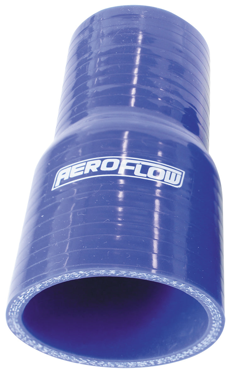 Gloss Blue Straight Silicone Reducer / Expander Hose 3-3/4" (95mm) to 3" (76mm) I.D   5mm Wall Thickness, 127mm Length