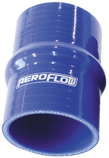 Gloss Blue Silicone Hump Hose 3-1/4" (82mm) I.D  4-Ply, 5.3mm Wall Thickness, 100mm Length