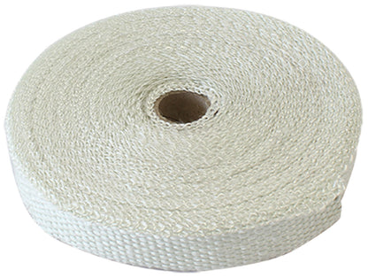 Exhaust Insulation Wrap  1" Wide, 50ft Length, White