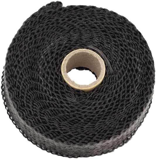 Exhaust Insulation Wrap  1" Wide, 15ft Length, Black