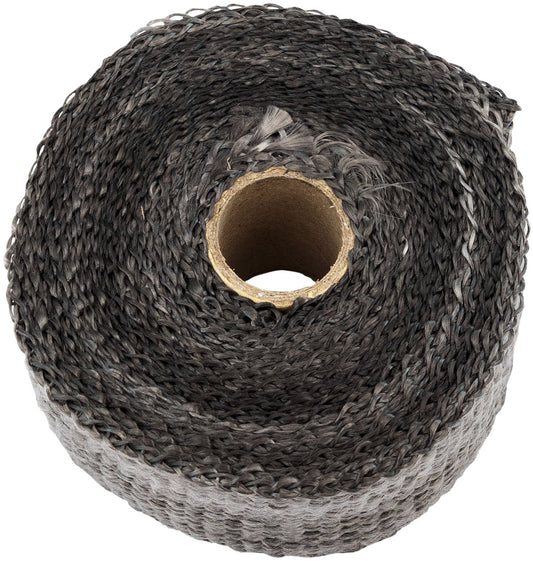 Exhaust Insulation Wrap  2" Wide, 15ft Length, Black