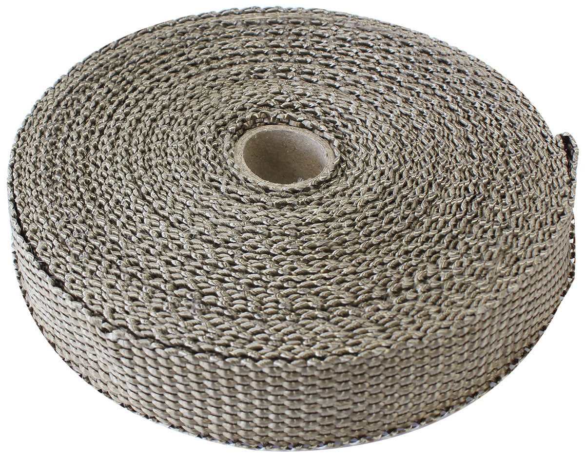 Exhaust Insulation Wrap  1" Wide, 50ft Length, Titanium
