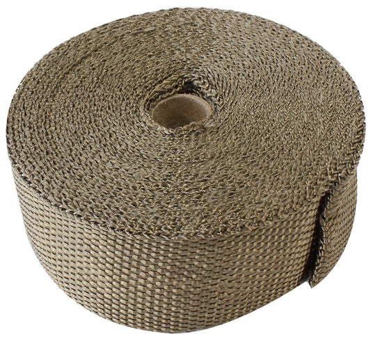 Exhaust Insulation Wrap   2" Wide, 50ft Length, Titanium